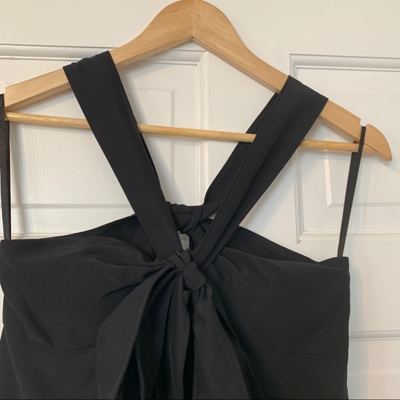 Cynthia Steffe Silk Halter Twist Little Black LBD - Picture 7 of 16
